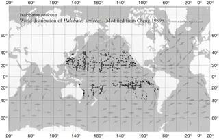 Distribucin geogrfica mundial de Holobates sericeus
