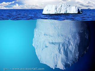 iceberg complet, merg et immerg