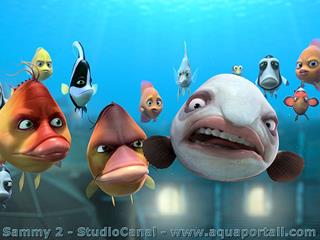 Jimbo, le blobfish dans Sammy 2