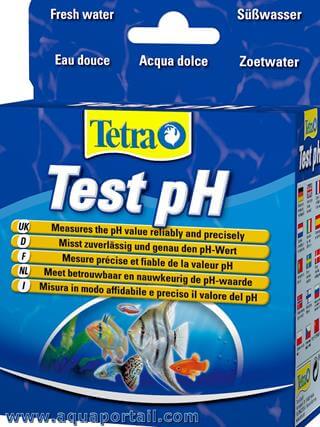Un test pH colorimtrique Tetra pour mesure valeur pH