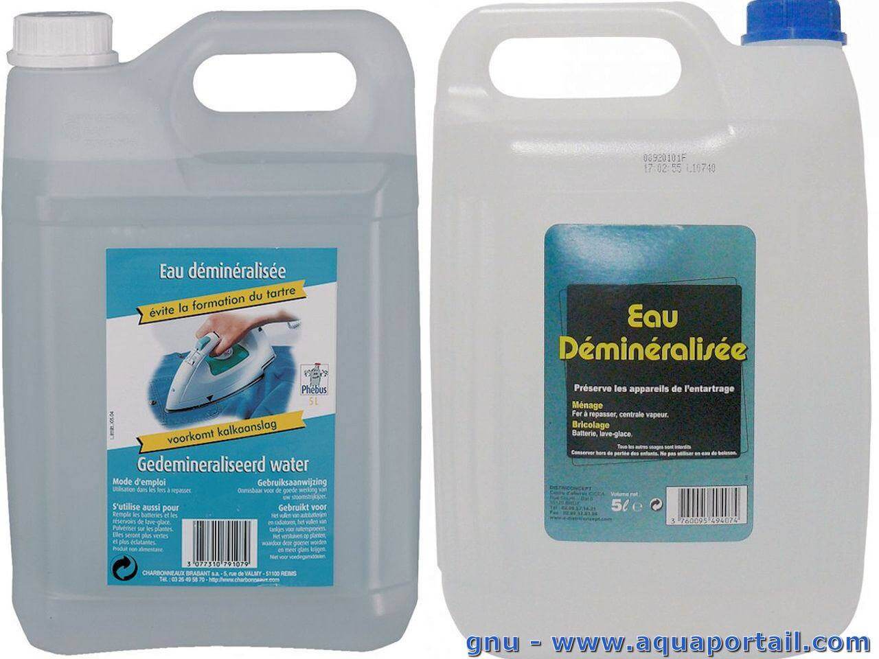 L'eau déminéralisée - maintenant chez Dumortier !