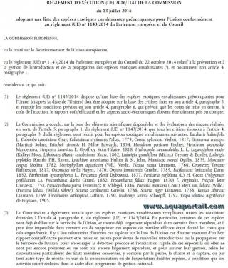 Les plantes interdites en aquarium en France