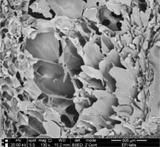 Une coacervation de calcium et alginate
