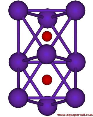 Molcule de protoxyde Rb9O2 (rubidium)
