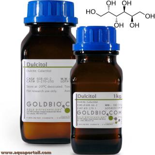 Dulcitol en flacon (et structure chimique)