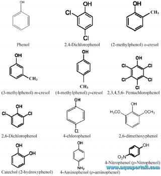 Structure phnolique de plusieurs composs