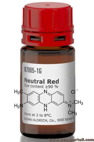 Flacon de rouge neutre
