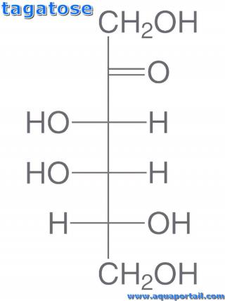 Tagatose : structure molculaire
