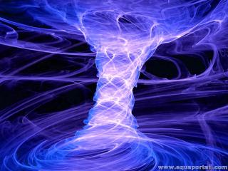 Un vortex avec un tourbillon