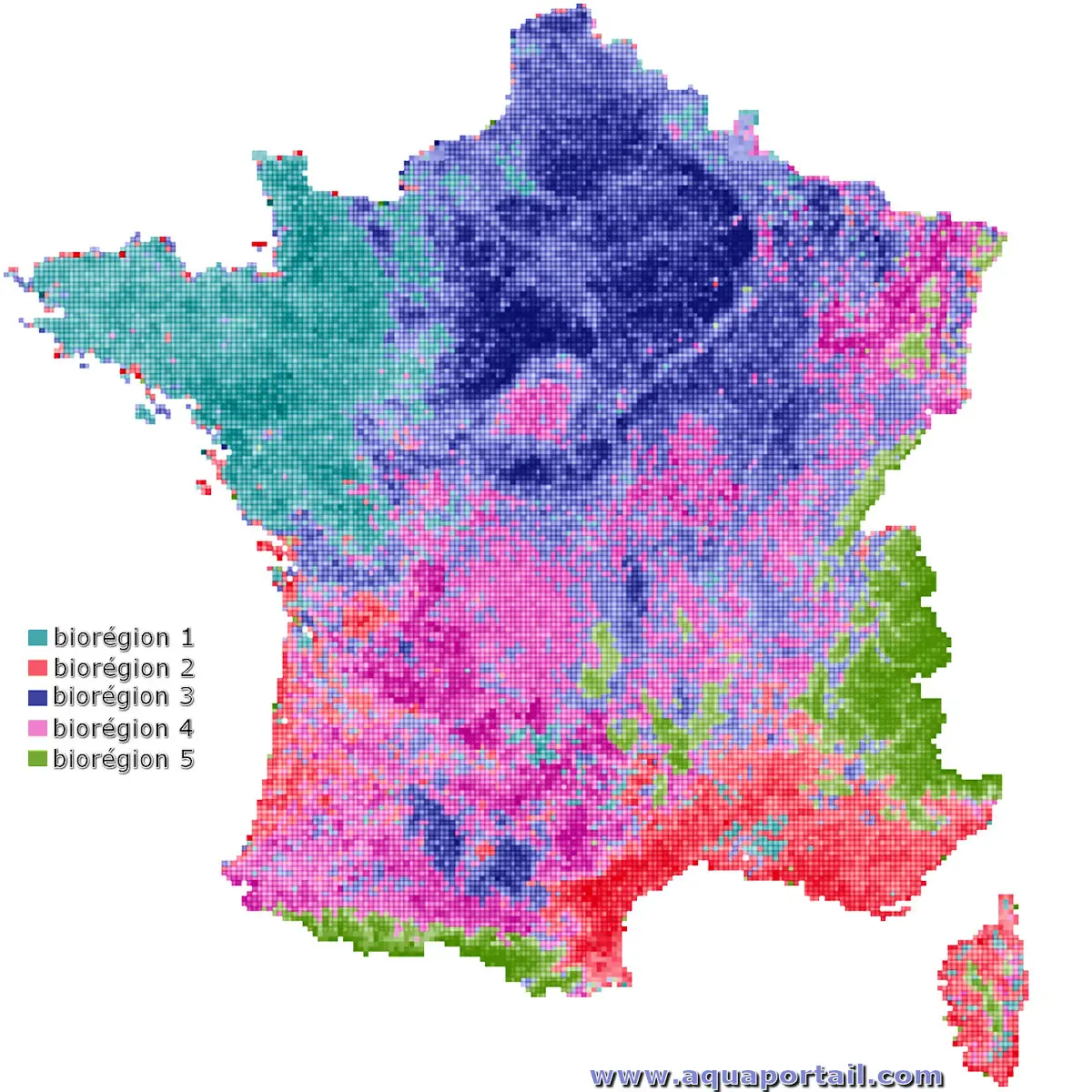 carte biogéographique