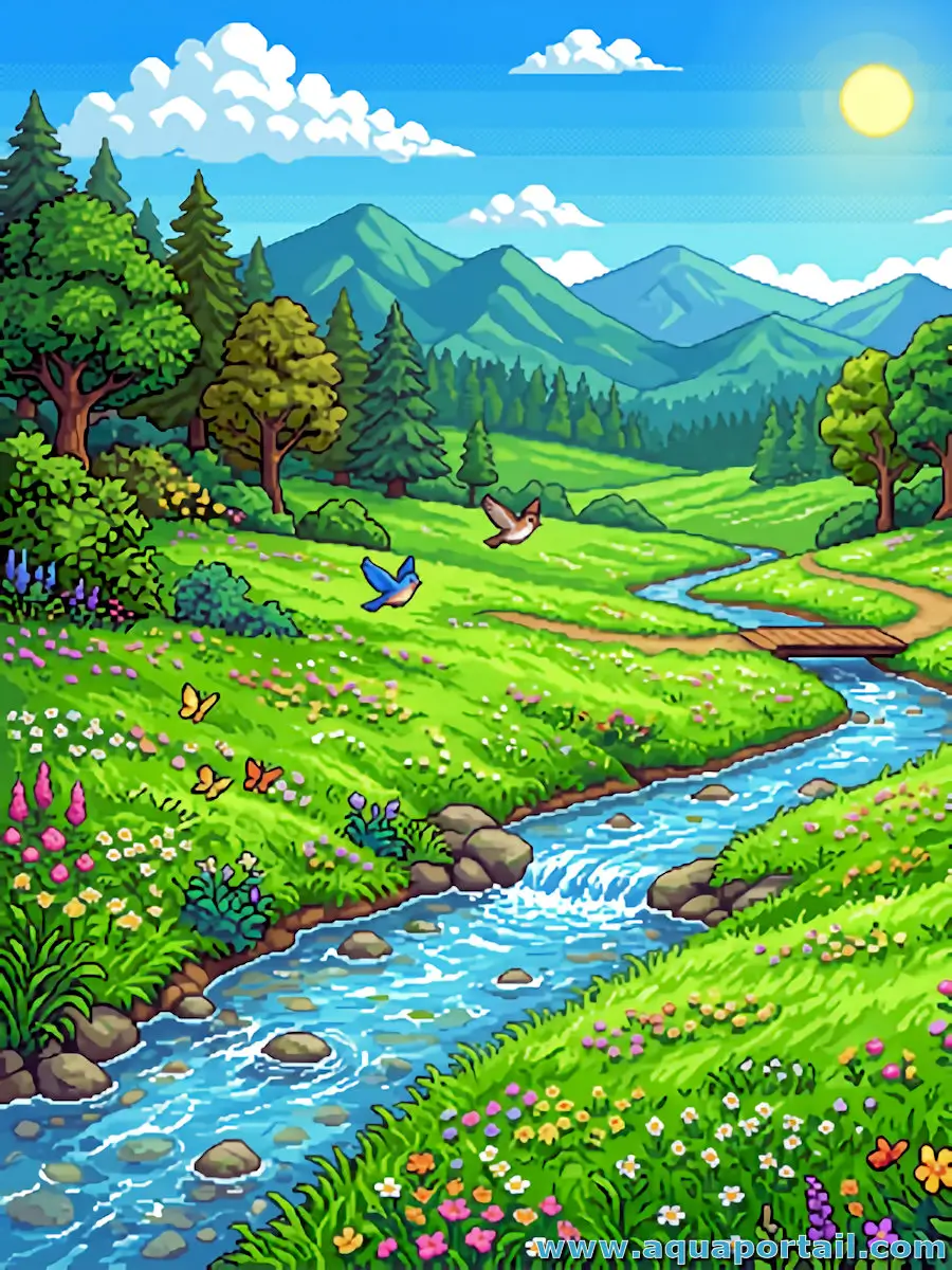 Cours d'eau (dessin)